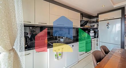 Квартира планировкой 3+1 с видом на море в Тосмуре Квартира планировкой 3+1 с видом на море в Тосмуре