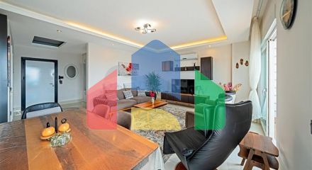 Квартира планировкой 3+1 с видом на море в Тосмуре Квартира планировкой 3+1 с видом на море в Тосмуре