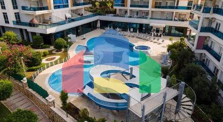 Квартира планировкой 3+1 с видом на море в Тосмуре Квартира планировкой 3+1 с видом на море в Тосмуре