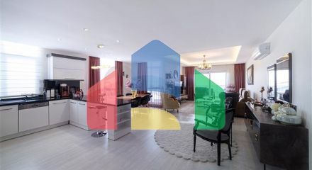 3+1 penthouse with a view of the Mediterranean Sea