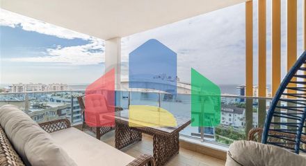 3+1 penthouse with a view of the Mediterranean Sea