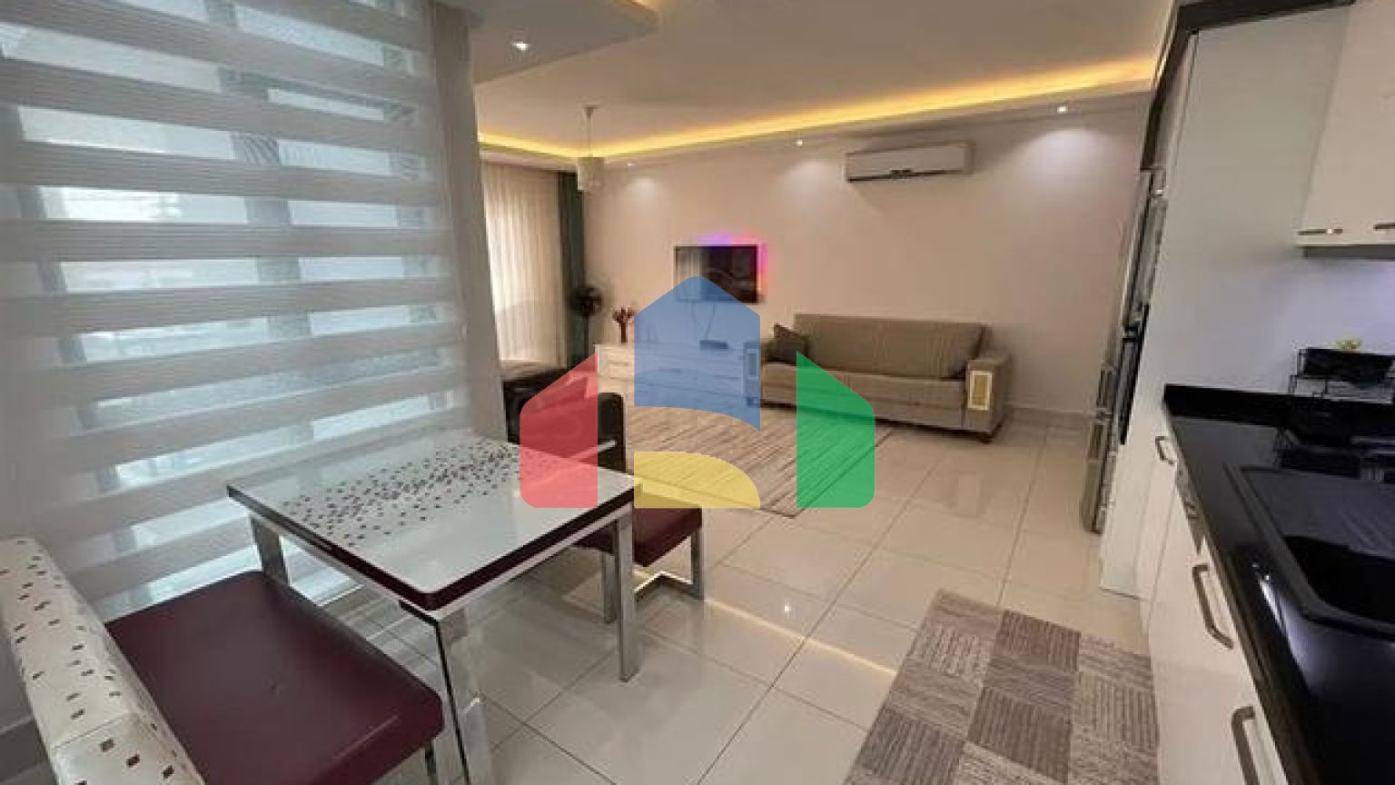 Квартира 2+1 в 400 м от моря в районе Тосмур