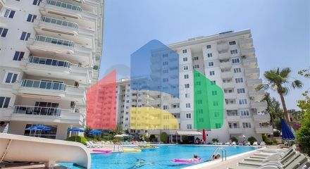 Меблированная 2+1 в Тосмуре в 200 м от моря