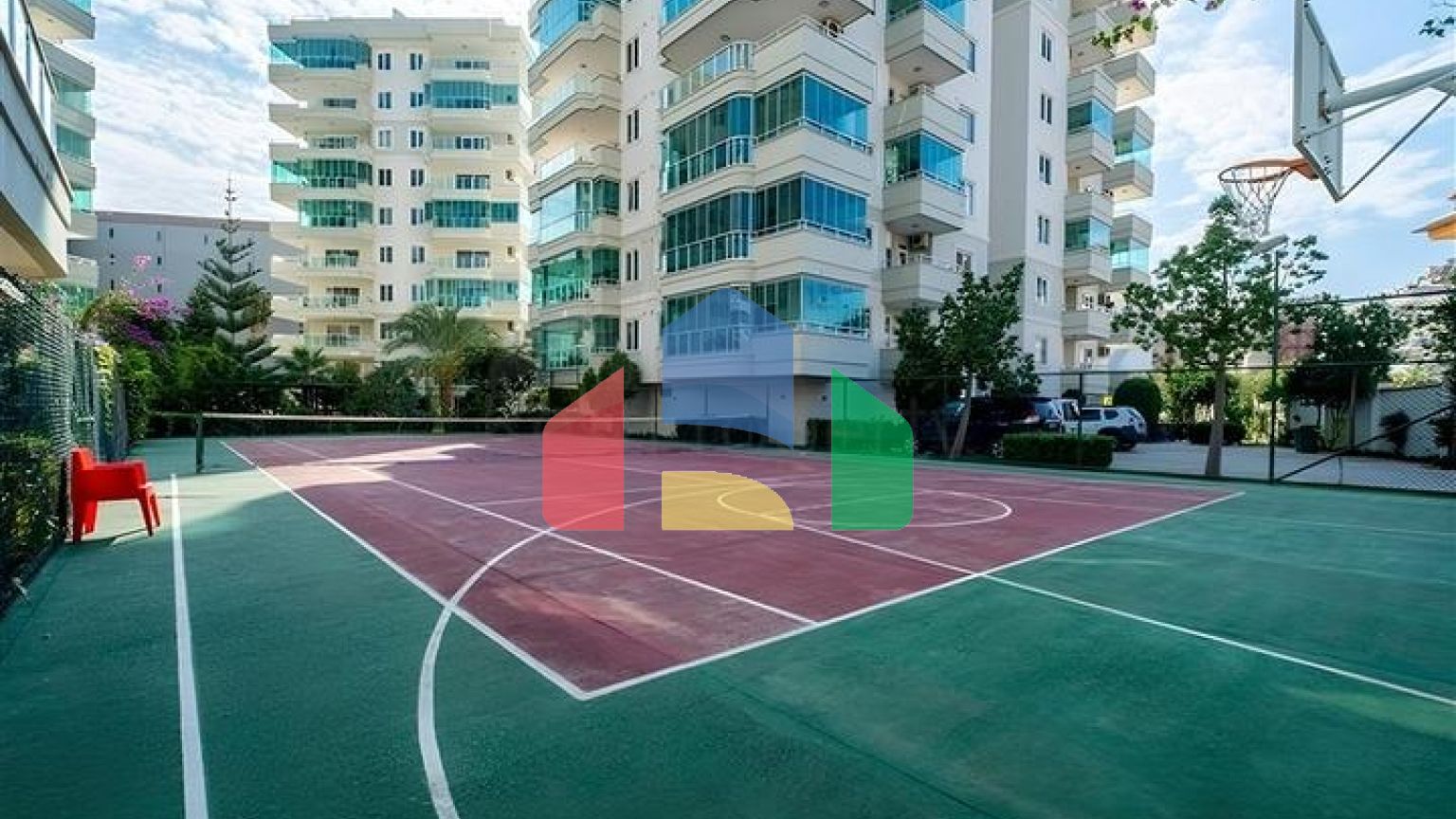 Меблированная 2+1 в Тосмуре в 200 м от моря