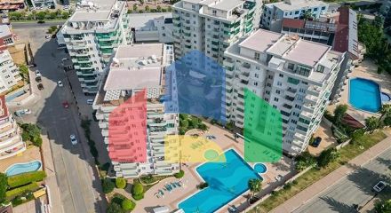 Меблированная 2+1 в Тосмуре в 200 м от моря Меблированная 2+1 в Тосмуре в 200 м от моря