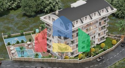 Новый инвестиционный объект в районе Тосмур Новый инвестиционный объект в районе Тосмур