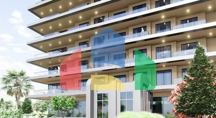 Двухкомнатная квартира в новом комплексе района Тосмур Двухкомнатная квартира в новом комплексе района Тосмур