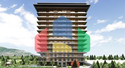 Двухкомнатная квартира в новом комплексе района Тосмур Двухкомнатная квартира в новом комплексе района Тосмур