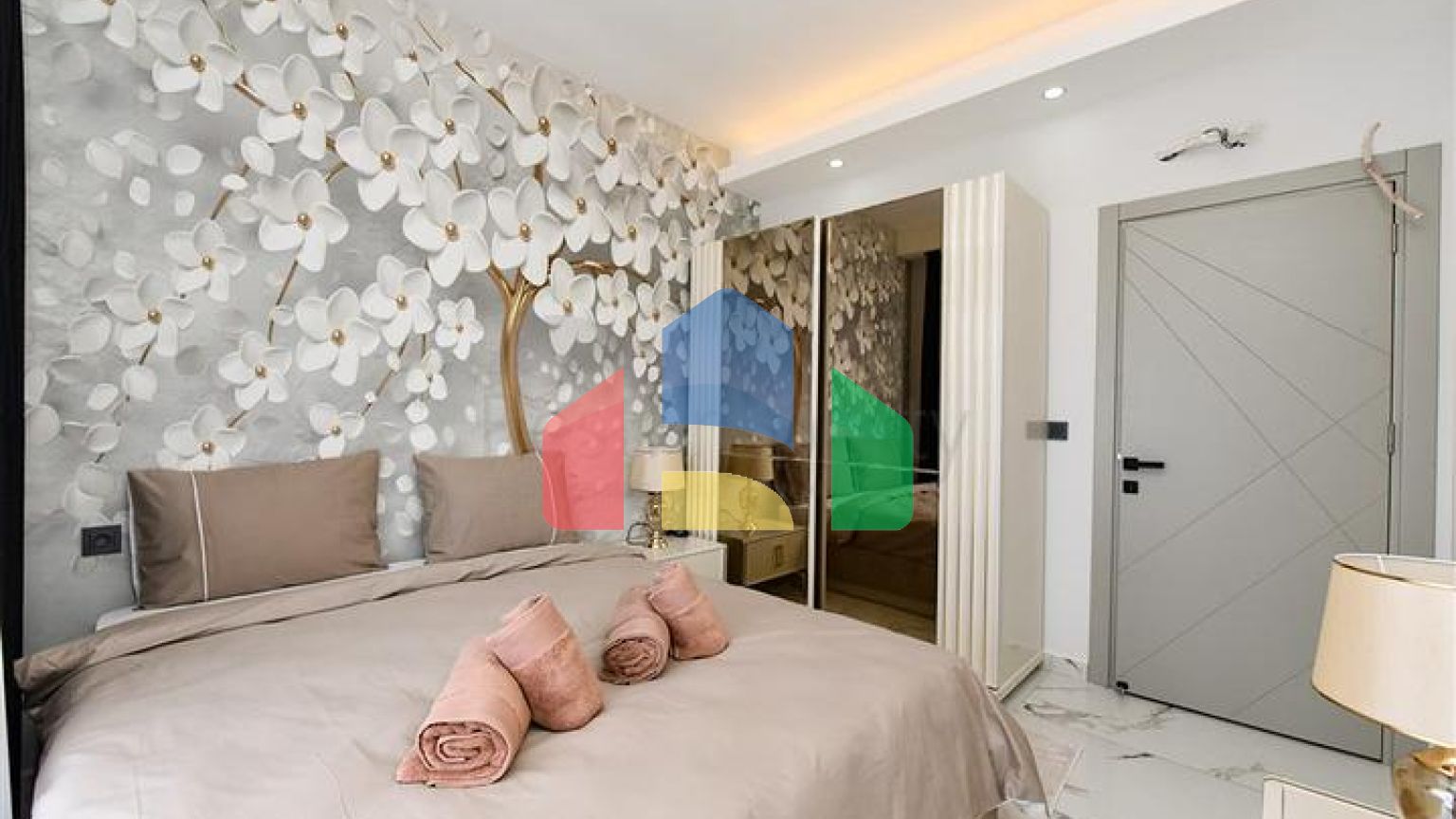 Квартира 1+1 в районе Тосмур