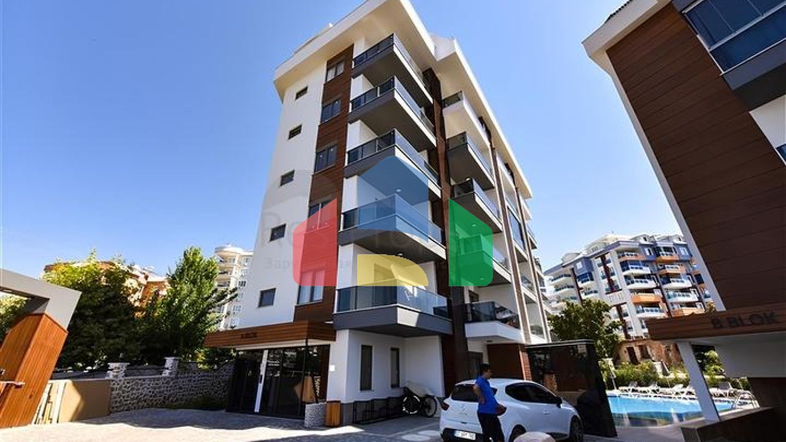 Квартира 1+1 в районе Тосмур