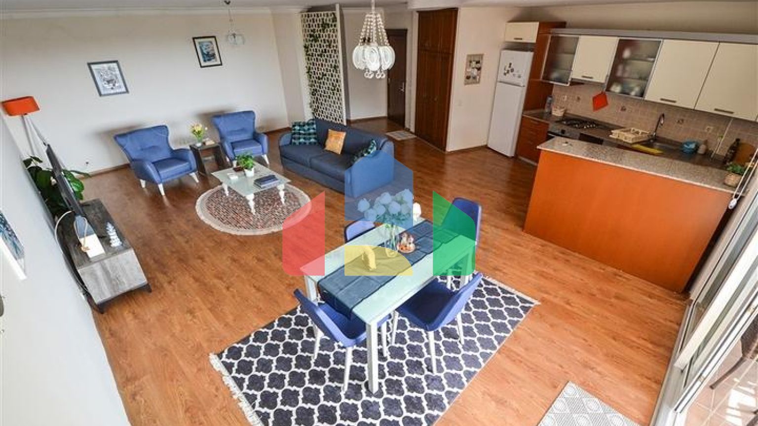 Квартира 2+1  на берегу реки Димчай