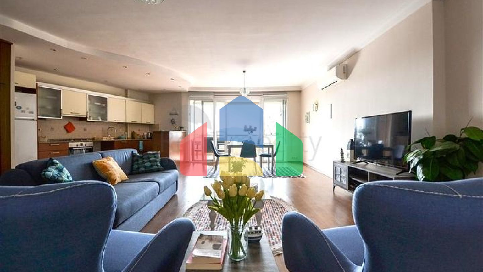 Квартира 2+1  на берегу реки Димчай