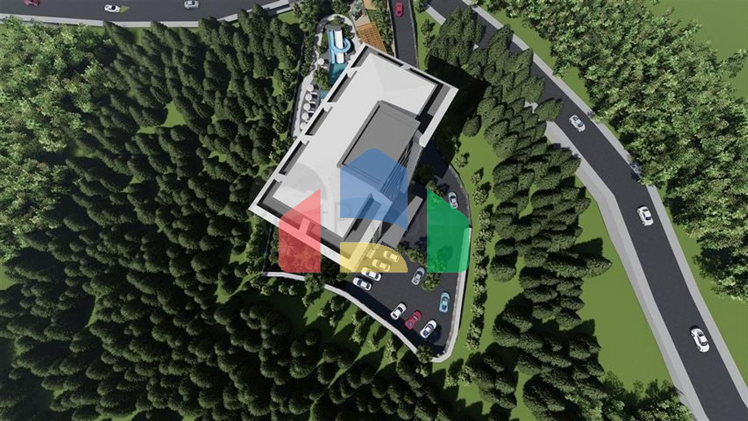 Жилой комплекс с инфраструктурой в шаговой доступности от моря в районе Тосмур