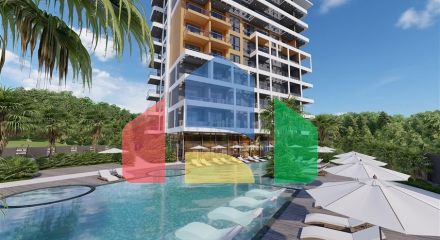 Жилой комплекс с инфраструктурой в шаговой доступности от моря в районе Тосмур Жилой комплекс с инфраструктурой в шаговой доступности от моря в районе Тосмур