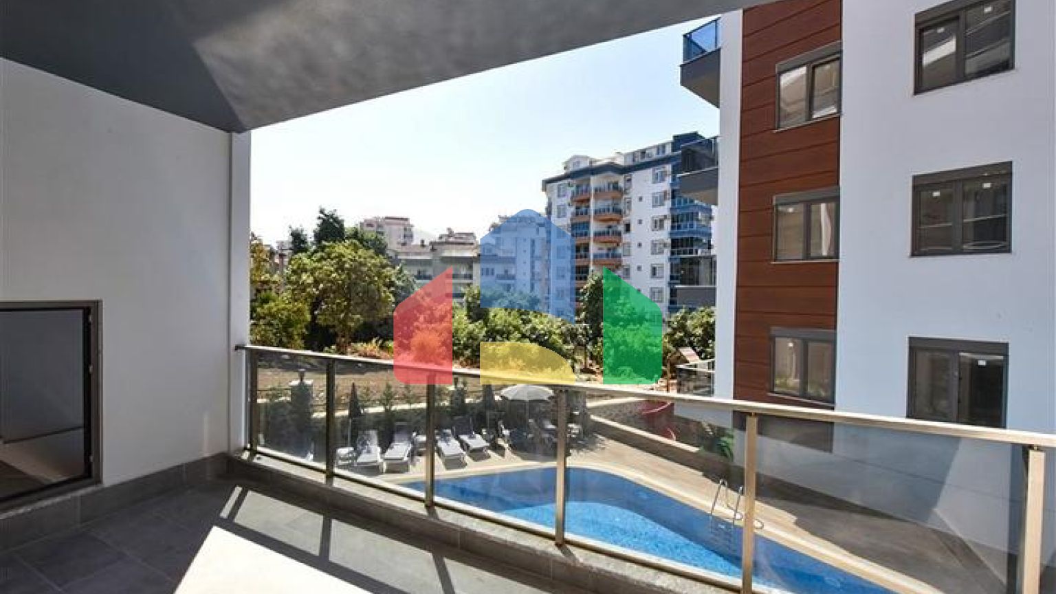 Садовый дуплекс 2+1 в районе Тосмур