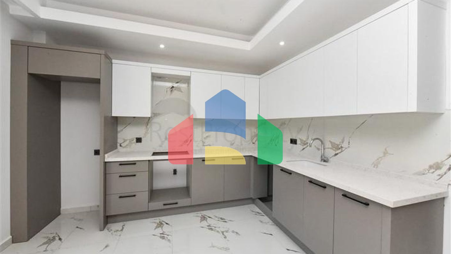 Садовый дуплекс 2+1 в районе Тосмур