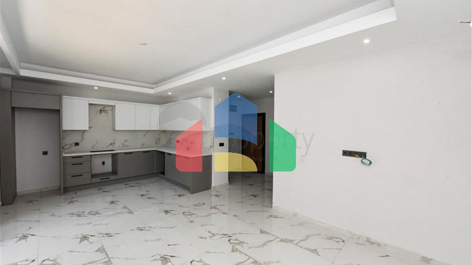 Садовый дуплекс планировкой 2+1 в районе Тосмур