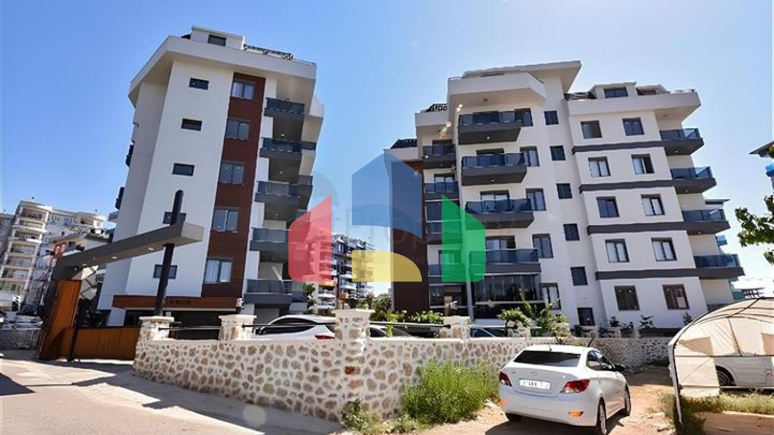 Садовый дуплекс планировкой 2+1 в районе Тосмур