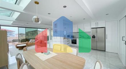 3+1 penthouse with sea and mountain views