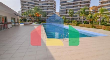 A 2+1 apartment in a complex with a family concept in the Tosmur area.