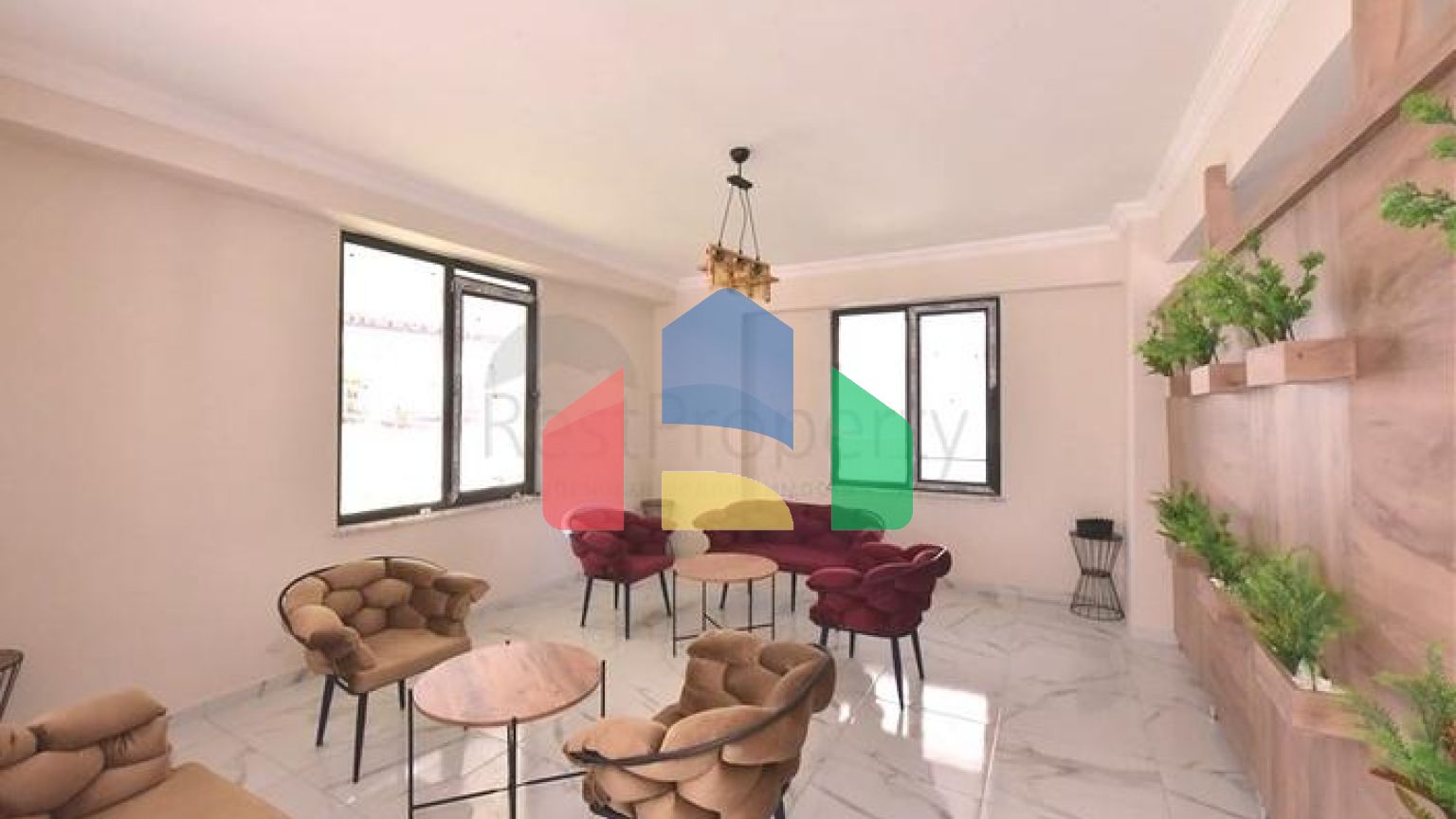 Квартира 1+1 в новом комплексе в районе Тосмур