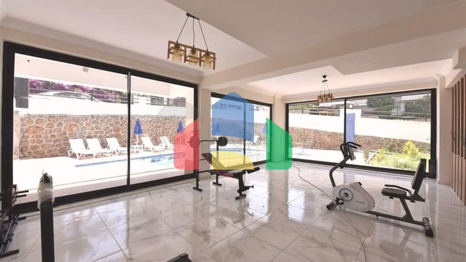 Квартира 1+1 в новом комплексе в районе Тосмур