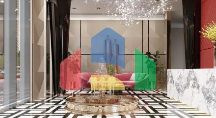 1+1 apartment in a luxury complex under construction