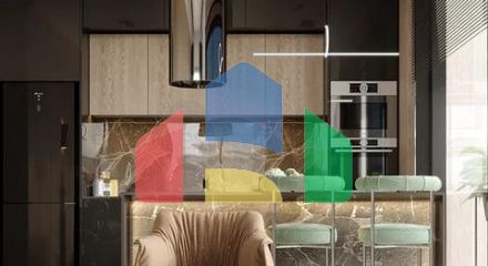 1+1 apartment in a luxury complex under construction