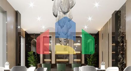 1+1 apartment in a luxury complex under construction