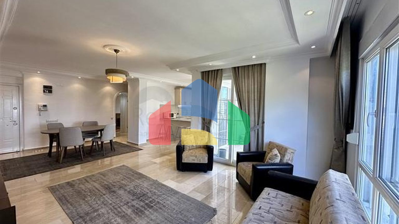 Квартира с мебелью 2+1 в районе Тосмур