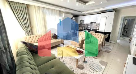 Просторная трехкомнатная квартира в пешей доступности к морю в открытом под ВНЖ районе Тосмур