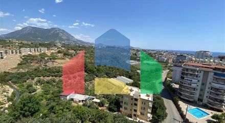 Пентхаус с панорамным видом на море в районе Тосмур Пентхаус с панорамным видом на море в районе Тосмур