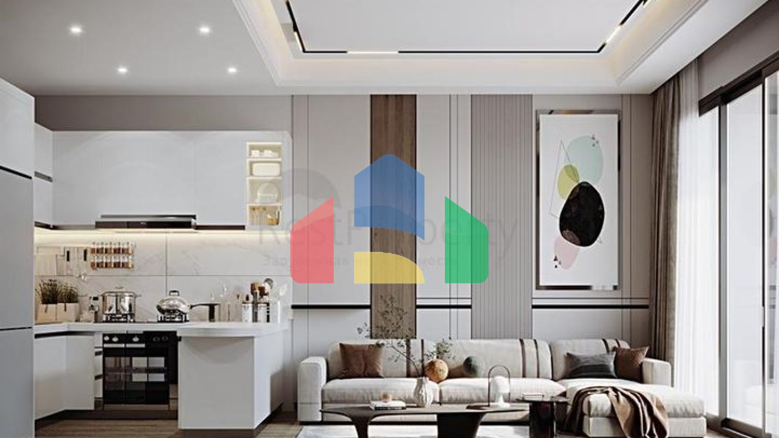 Новый строящийся комплекс в районе Тосмур