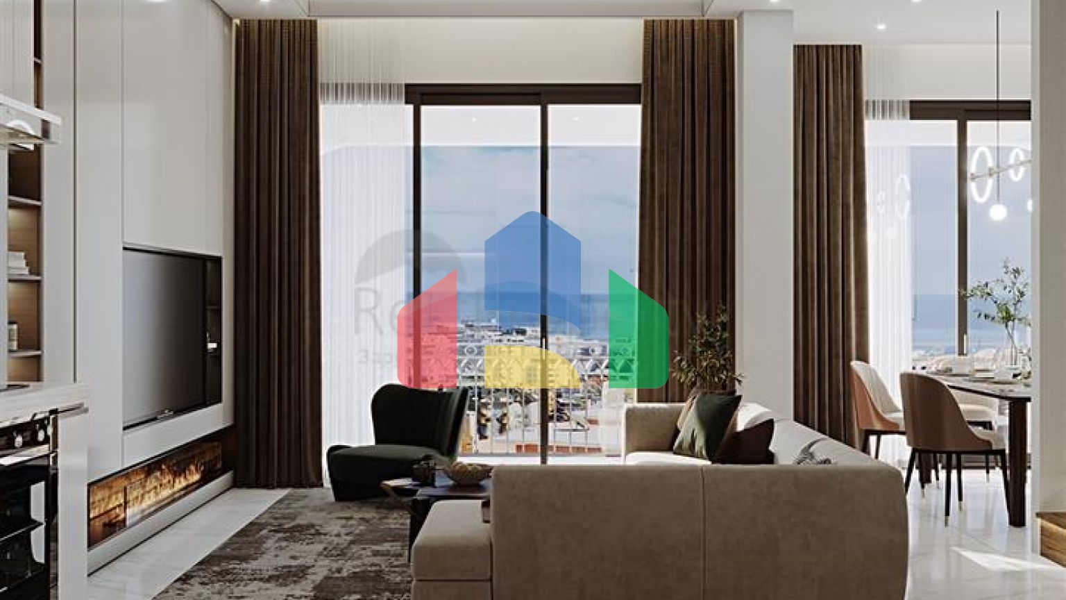 Новый строящийся комплекс в районе Тосмур