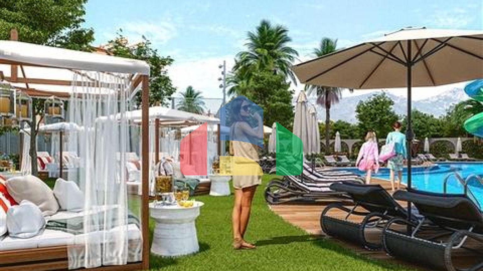 Новый строящийся комплекс в районе Тосмур