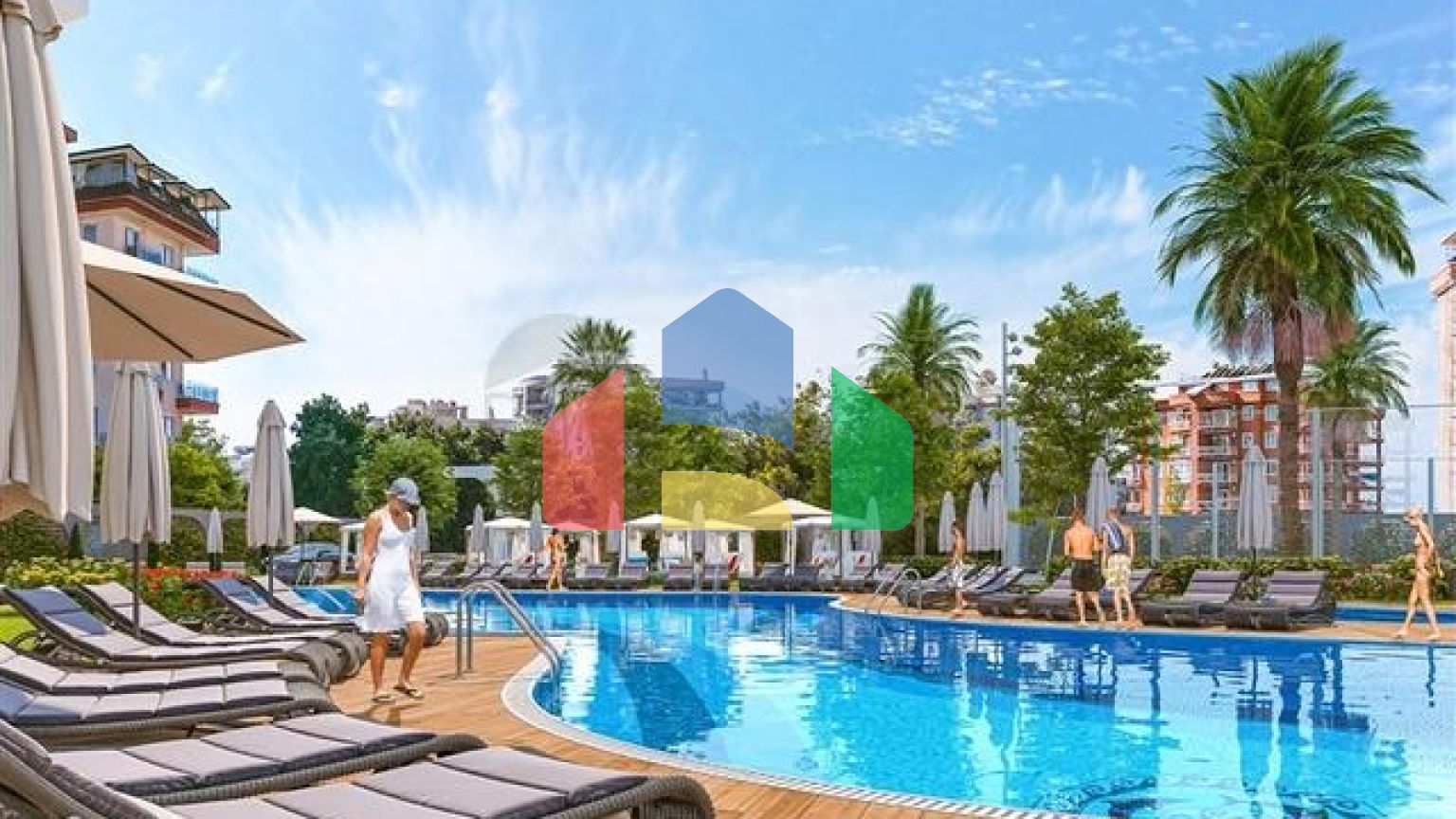 Новый строящийся комплекс в районе Тосмур