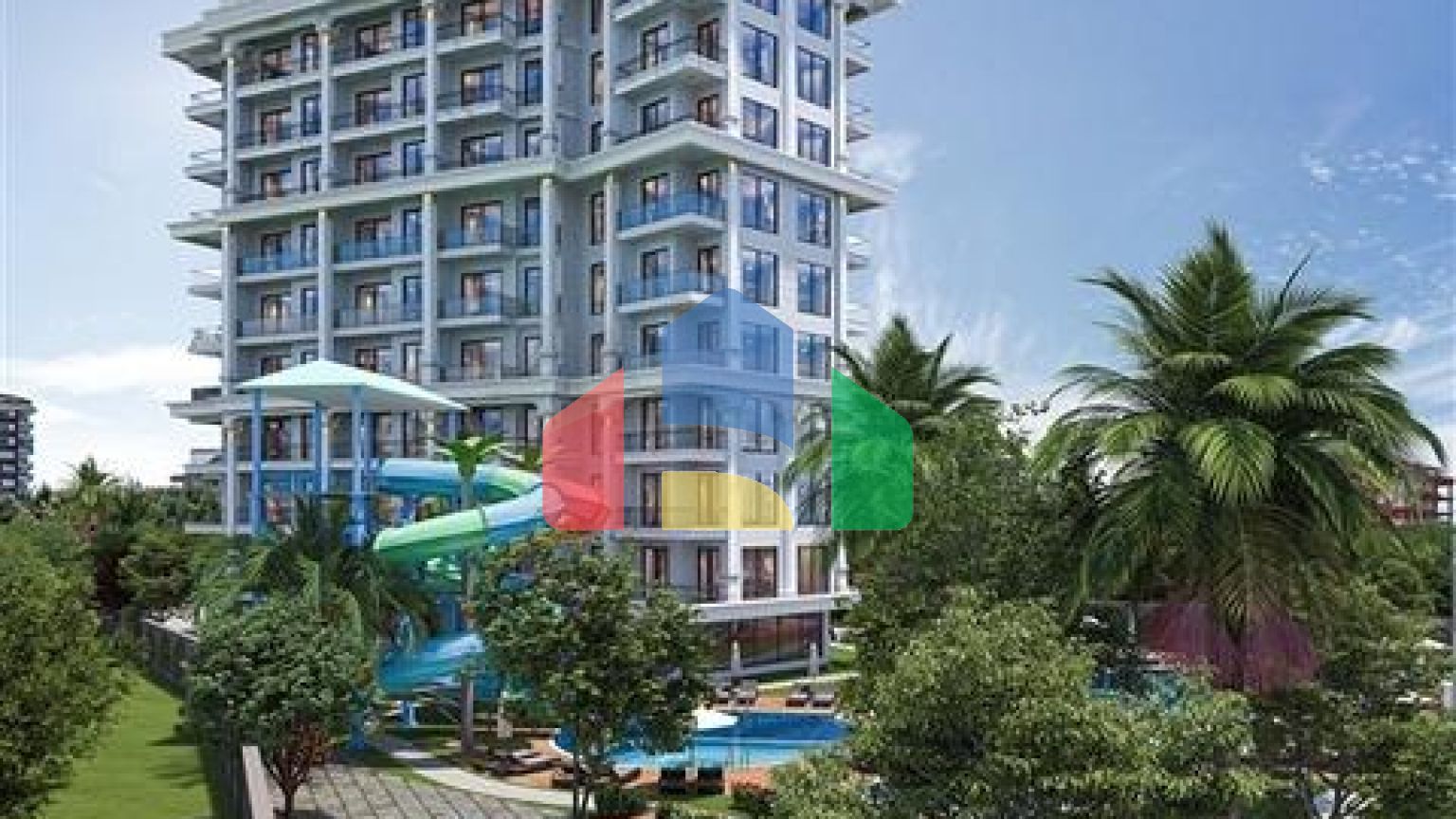 Новый строящийся комплекс в районе Тосмур