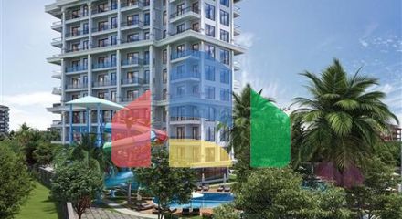 Новый строящийся комплекс в районе Тосмур