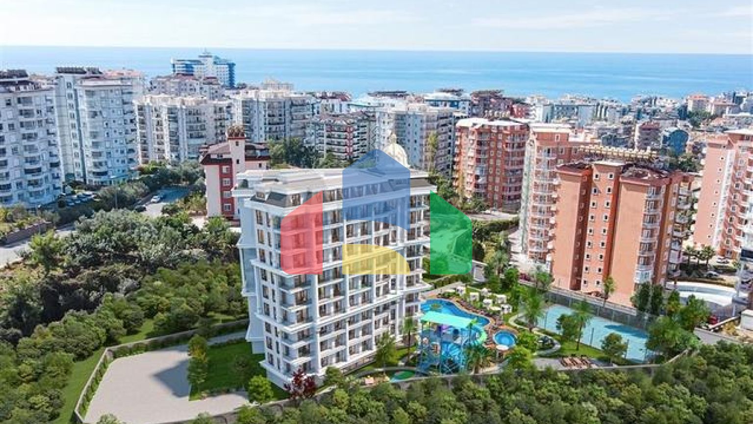 Новый строящийся комплекс в районе Тосмур