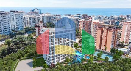 Новый строящийся комплекс в районе Тосмур