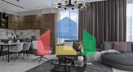 New luxury project with covered parking in Tosmur area