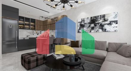 New luxury project with covered parking in Tosmur area
