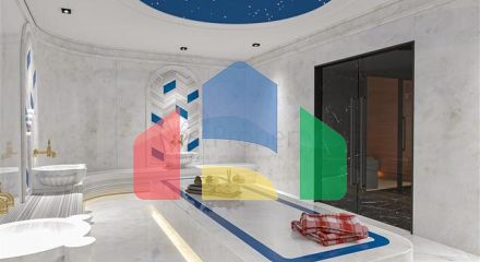 Новый проект класса люкс с крытым паркингом в районе Тосмур