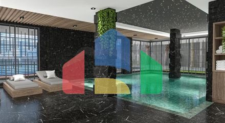 Новый проект класса люкс с крытым паркингом в районе Тосмур