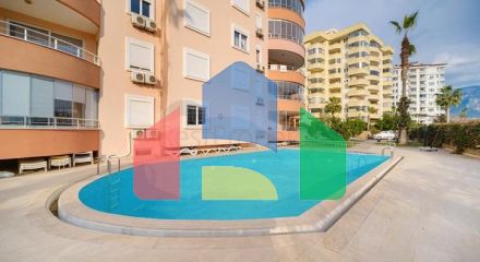 Luxury apartment with a view of the sea and the fortress in the Tosmur area