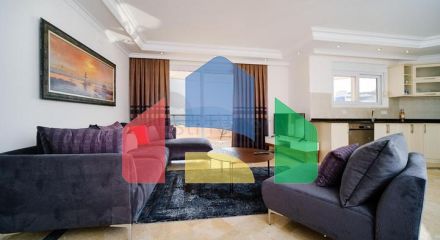 Luxury apartment with a view of the sea and the fortress in the Tosmur area