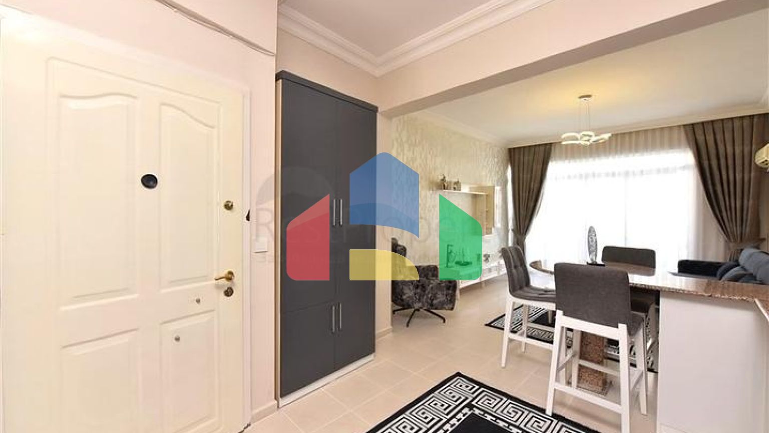 Квартира 1 + 1 в районі Тосмур