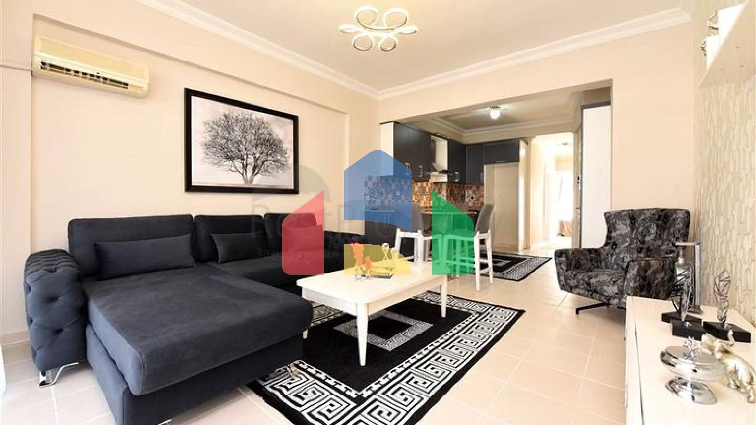 Квартира 1 + 1 в районі Тосмур