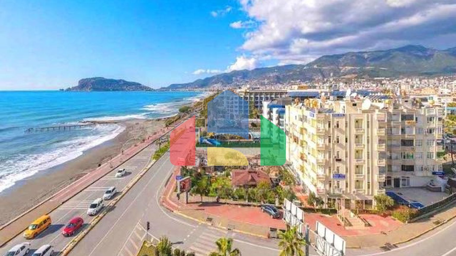 Квартира 1 + 1 в районі Тосмур