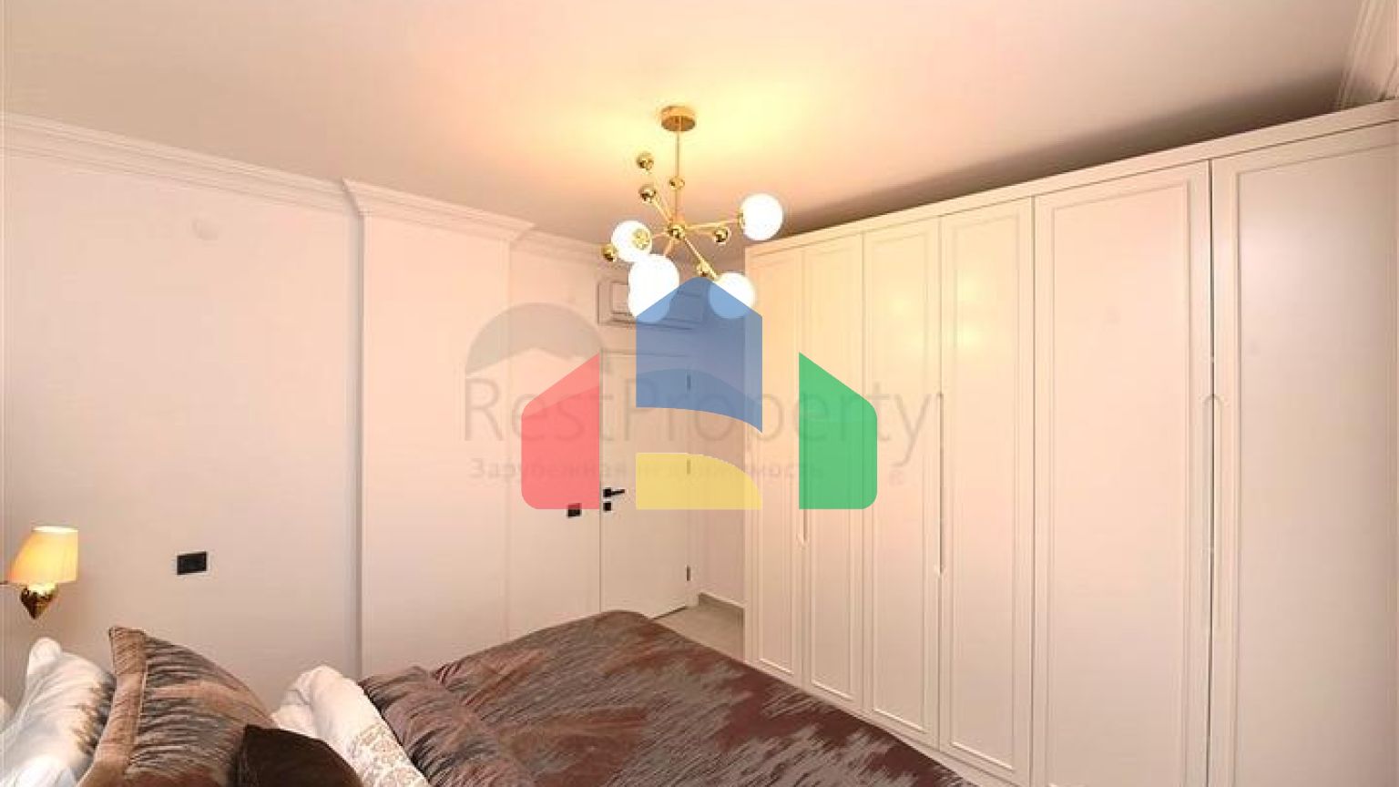 Уютные апартаменты 2+1 с видом на море в Тосмуре